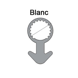 Joint tubulaire queue d'ancre NM blanc