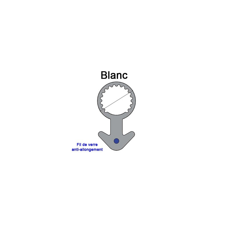 Joint tubulaire queue d'ancre FV blanc