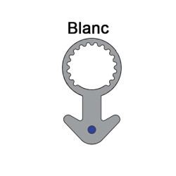 Joint tubulaire queue d'ancre FV blanc