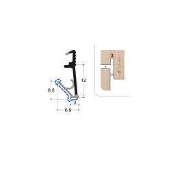 Joint isophonique multichambre F12 R3 PR