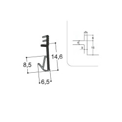 Joint isophonique multichambre F15 R3 J3
