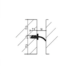 Joint S 5507 pour portes levantes et coulissantes
