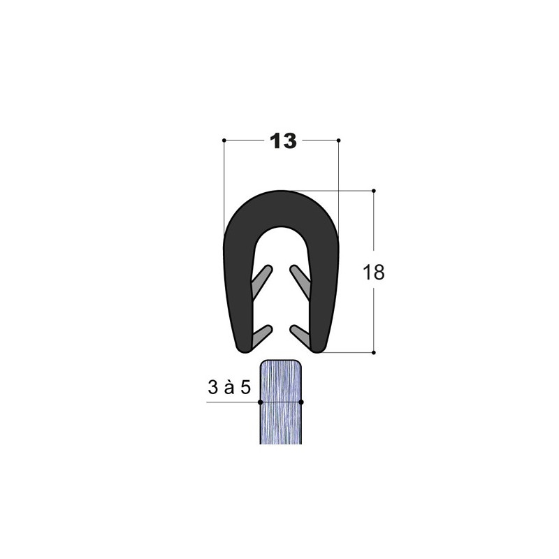 Bord de Tôle bi-dureté