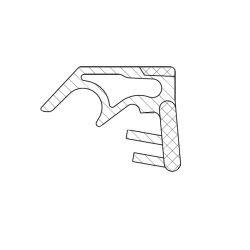 Joint S 7494 pour recouvrement sur ouvrant