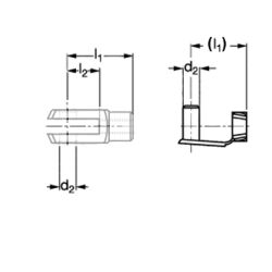 Axe chape de tringlerie ADT1-663