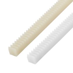 Crémaillère POM H m 0,5 à 3 mm denture droite fraisée