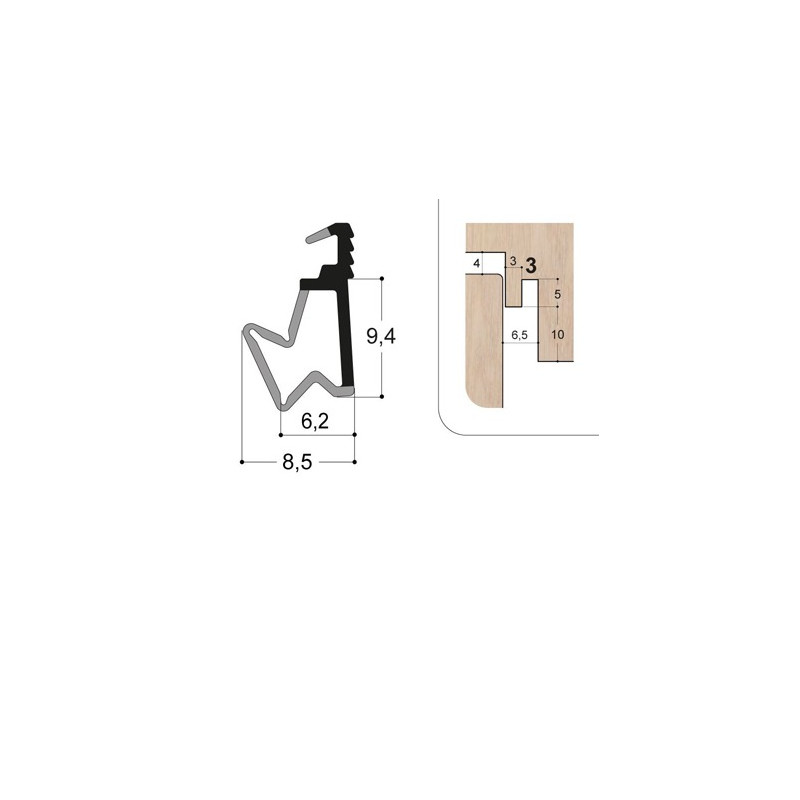 Joint isophonique F10 R3