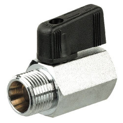 Mini-vanne papillon mâle/femelle (PN 16)