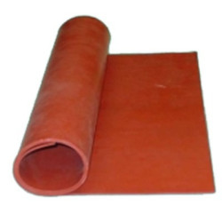 Silicone rouge en feuille