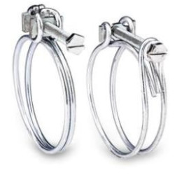 Serflex Collier à double fil inox