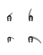 Joint en U à lèvres