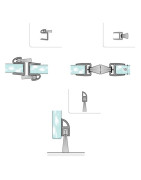 Joint brosse porte verre